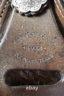Cleburne Reining 15 Seat FQHB Western Saddle Used