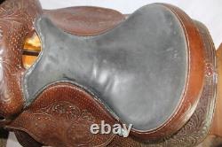 Cleburne Reining 15 Seat FQHB Western Saddle Used