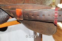 Cleburne Reining 15 Seat FQHB Western Saddle Used