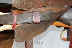 Cleburne Reining 15 Seat FQHB Western Saddle Used