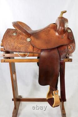Cleburne Reining/Ranch Western Saddle FQHB 16 Inch Seat Made In Cleburne, Texas
