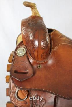 Cleburne Reining/Ranch Western Saddle FQHB 16 Inch Seat Made In Cleburne, Texas
