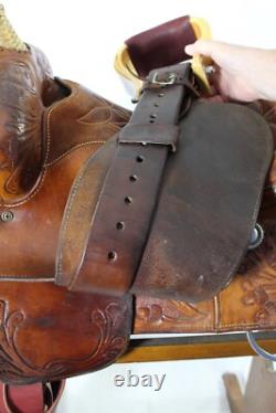 Cleburne Reining/Ranch Western Saddle FQHB 16 Inch Seat Made In Cleburne, Texas