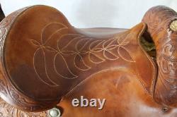 Cleburne Reining/Ranch Western Saddle FQHB 16 Inch Seat Made In Cleburne, Texas