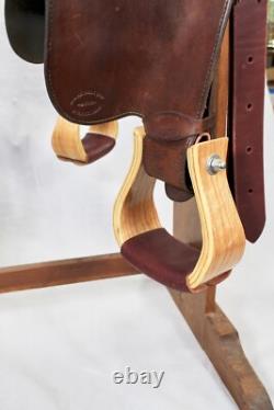 Cleburne Reining/Ranch Western Saddle FQHB 16 Inch Seat Made In Cleburne, Texas