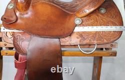 Cleburne Reining/Ranch Western Saddle FQHB 16 Inch Seat Made In Cleburne, Texas