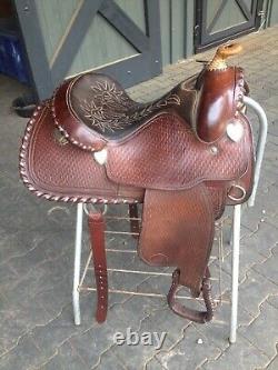 Cleburne Saddle Shop Darrel Slinkard Western Reining Saddle