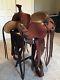 Clinton Anderson Autographed 14 Martin Saddle (15 Western) Aussie Withhorn