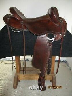 Clinton Anderson Martin Australian Outback Saddle 15 Wide Trail Western