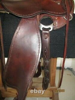 Clinton Anderson Martin Australian Outback Saddle 15 Wide Trail Western