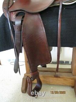 Clinton Anderson Martin Australian Outback Saddle 15 Wide Trail Western