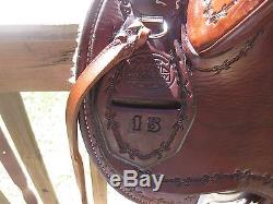 Clinton Anderson saddle -15 withhorn -excellent condition