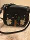 Coach 1941 Turnlock 23 Western Embroidery Saddle Bag