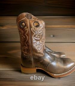 Cody James Men's Boots Western Saddle Vamp Square Toe Embroidery Size 13 D Cody James Men's Boots Western Saddle Vamp Square Toe Embroidery Size 13 D