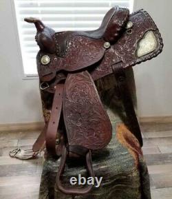 Collectible VINTAGE Billy Royal Kids Youth Beautifully Tooled Western Saddle