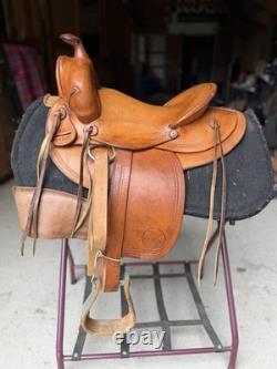 Colorado Saddlery Bear Valley Large Pony Saddle 13 5.5 Gullet Great Shape