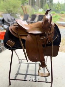 Colorado Saddlery Bear Valley Large Pony Saddle 13 5.5 Gullet Great Shape