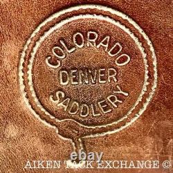 Colorado Saddlery Roping Western Saddle, 15.5 Seat, Wide (Read Description)