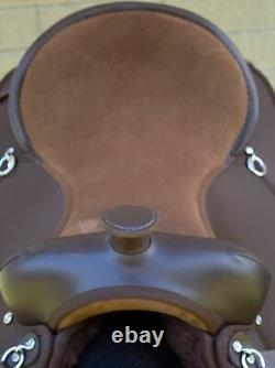 Comfy Trail Saddle Western Horse Pleasure Trail Brown Tack Set 15 16 17 Used