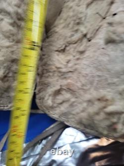 Country Western Cowboy Saddle vintage Tooled Brass Pommel Black USA