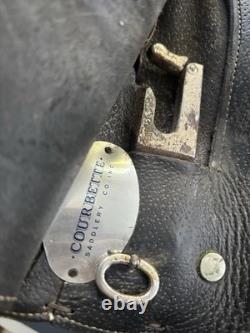 Courbette cut-back gaited saddleseat Saddle. Large Size. Good Condition