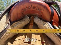 Court's Saddle 15/7 Gullet (Breast Collar and Cinch Included)