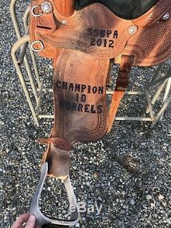 Courts 13 In Used Trophy Barrel Saddle