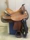 Crates 16 Western Show Pleasure Silver Saddle 16 Basket Weave Light Leather