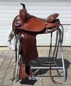 Crates Classic Trail 16 Western Saddle With Round Skirt