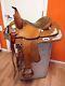 Crates Mustang 15 Western Silver Show Horse Saddle #212 Nr Free Shipping
