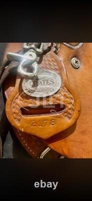 Crates Trail Western Endurance Saddle with Diamond Wool Contoured Relief pad