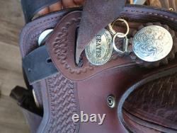 Crates Trail Western Pleasure Ranch Saddle 16 #2162 QH Bars Equifit Tree