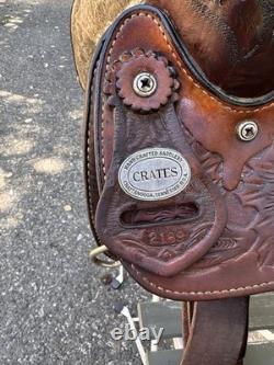 Crates Western Saddle, 15 Seat, 2189