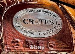 Crates model 2416 16 Western Show Saddle