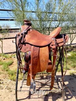 Custom 14.5 Wade Saddle by Buckaroo Business on Ben Swanke Tree Western