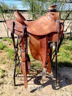 Custom 14.5 Wade Saddle by Buckaroo Business on Ben Swanke Tree Western