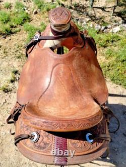 Custom 14.5 Wade Saddle by Buckaroo Business on Ben Swanke Tree Western