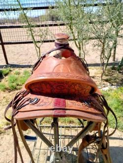 Custom 14.5 Wade Saddle by Buckaroo Business on Ben Swanke Tree Western