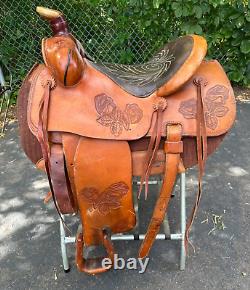 Custom 15 Inch Fallis Balanced Ride Western Show Ranch Reining Trail Saddle