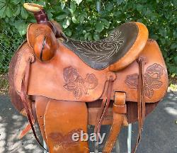 Custom 15 Inch Fallis Balanced Ride Western Show Ranch Reining Trail Saddle