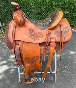 Custom 15 Inch Fallis Balanced Ride Western Show Ranch Reining Trail Saddle