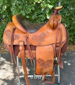 Custom 15 Inch Fallis Balanced Ride Western Show Ranch Reining Trail Saddle