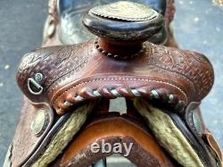 Custom 15 Inch Slim Fallis Balanced Ride Western Show Reining Trail Saddle Best