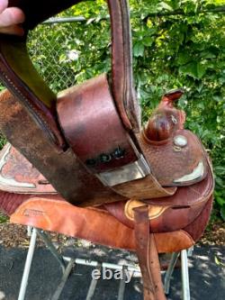 Custom 15 Inch Slim Fallis Balanced Ride Western Show Reining Trail Saddle Best