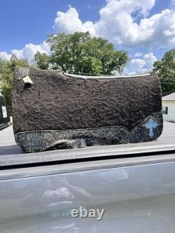 Custom Best Ever Western Barrel Racing Saddle Pad Horse Tack Used