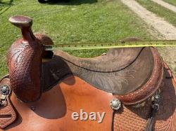 Custom Cowboy Classic western Roper Saddle 15 Seat