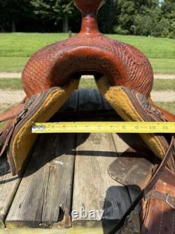 Custom Cowboy Classic western Roper Saddle 15 Seat