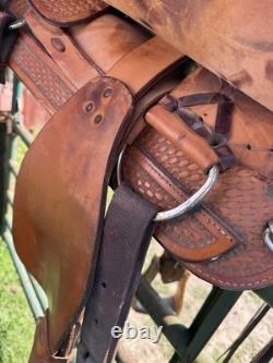 Custom Cowboy Classic western Roper Saddle 15 Seat