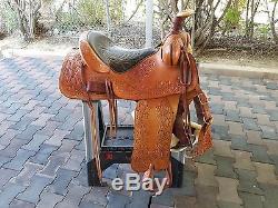 Custom John M. Fallis Balanced Ride Western Saddle