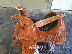 Custom John M. Fallis Balanced Ride Western Saddle